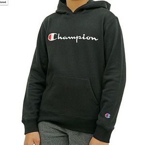 Youth boys Black Champion Hoodie